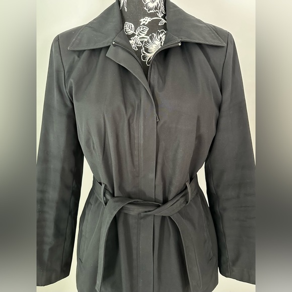 Kenneth Cole short black trench - Picture 4 of 12